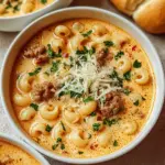 Parmesan Italian Sausage Ditalini Soup Recipe