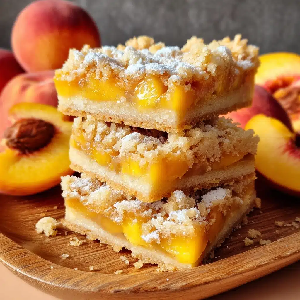 Heavenly Summer Peach Bars: A Sweet Slice of Sunshine Recipe - Recipe Image
