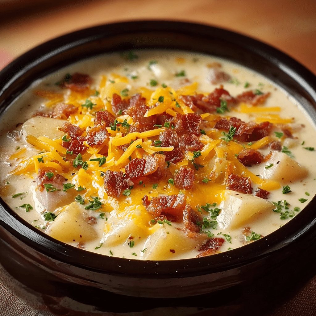 Crock Pot Crack Potato Soup Recipe - Recipe Image