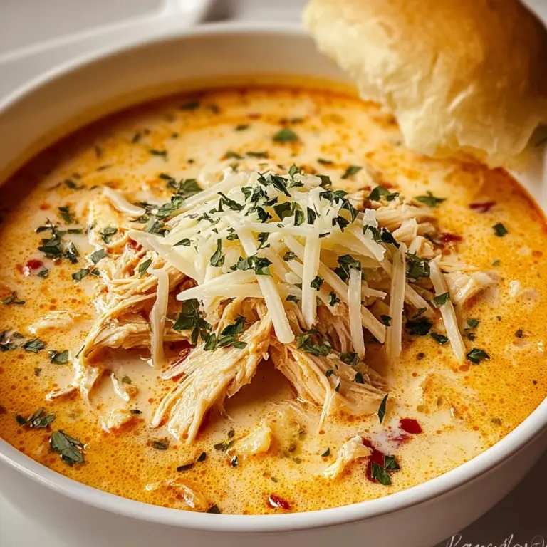 Crock Pot Creamy Chicken Parmesan Soup Recipe