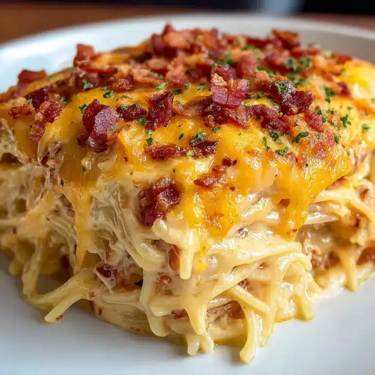Spicy Southern Cheesy Chicken Spaghetti Casserole Recipe