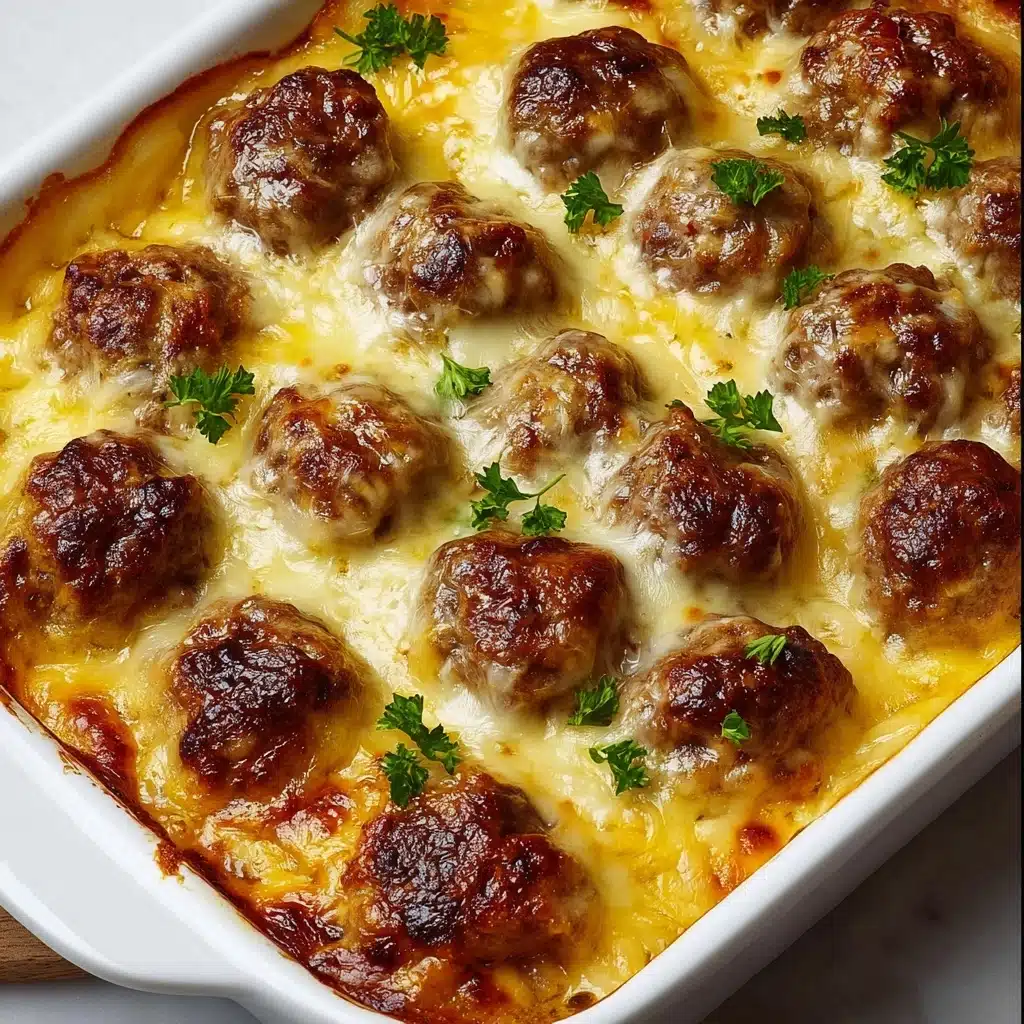 Dump-and-Bake Meatball Casserole Recipe - Recipe Image