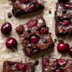Roasted Chocolate Cherry Brownies Recipe