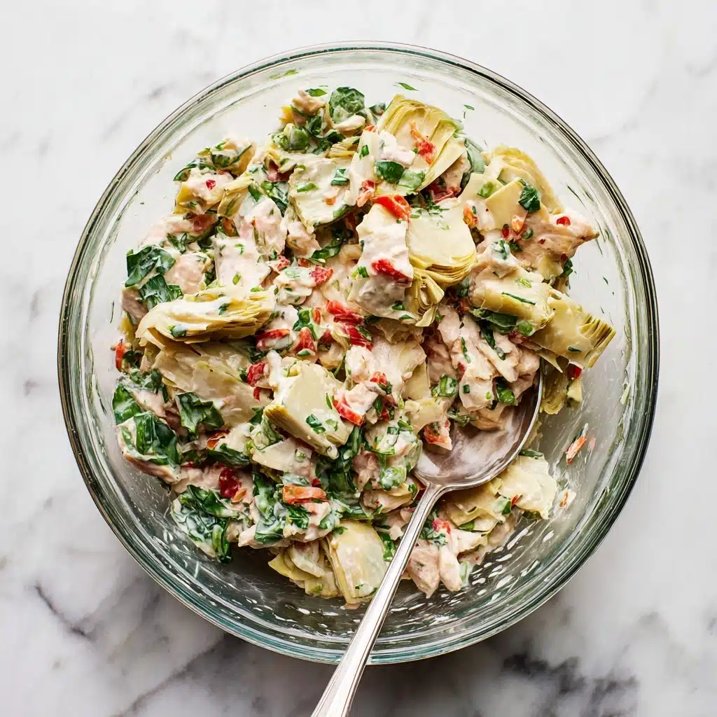Spinach Artichoke Chicken Bake Recipe - Recipe Image