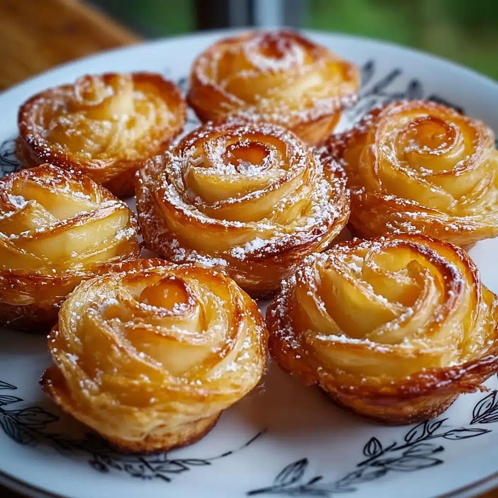 Peach Pie Cruffins Recipe - Recipe Image