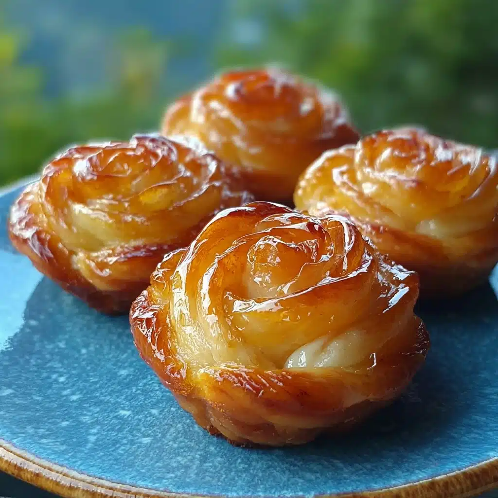 Peach Pie Cruffins Recipe - Recipe Image