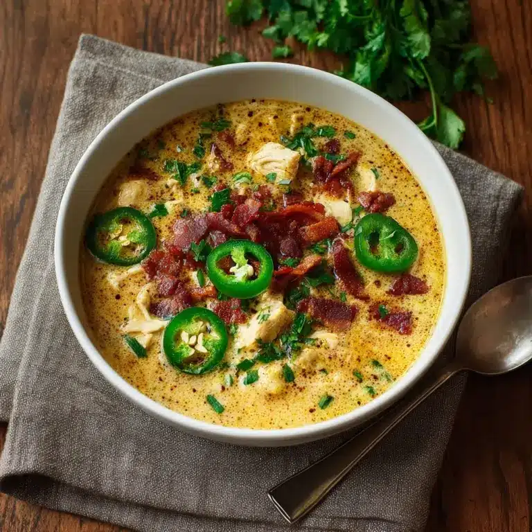 Spicy Jalapeño Popper Chicken Soup Recipe