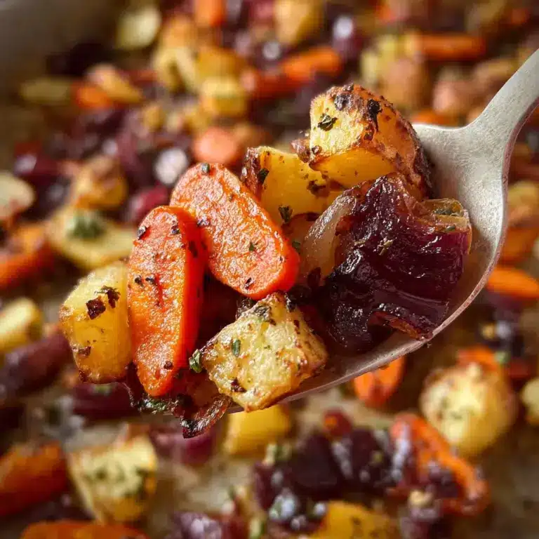 Maple Dijon Roasted Carrots and Apples Recipe