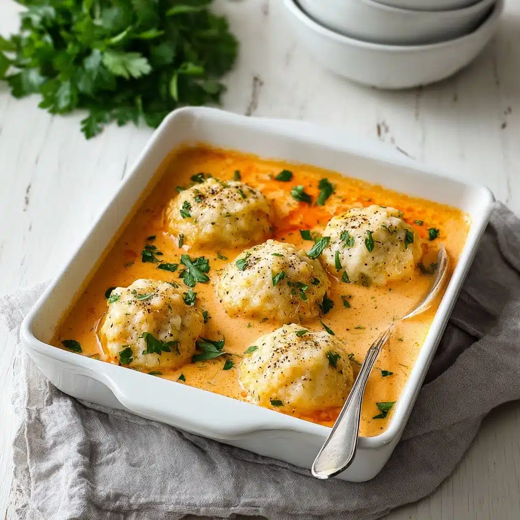 Best Tomato Soup with Cheddar Bay Dumplings Recipe - Recipe Image