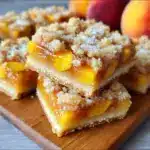 Heavenly Summer Peach Bars: A Sweet Slice of Sunshine Recipe