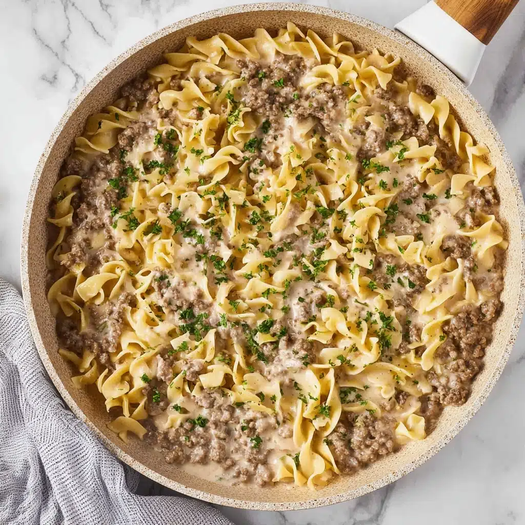 30-Minute Ground Beef Stroganoff Recipe - Recipe Image