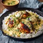 Creamy Smothered Chicken And Rice Recipe