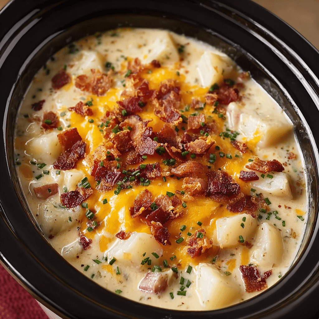 Crock Pot Crack Potato Soup Recipe - Recipe Image