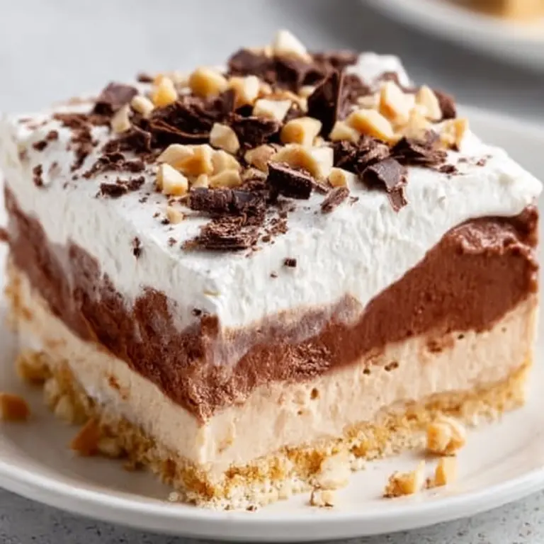 No-Bake Peanut Butter Lasagna Recipe