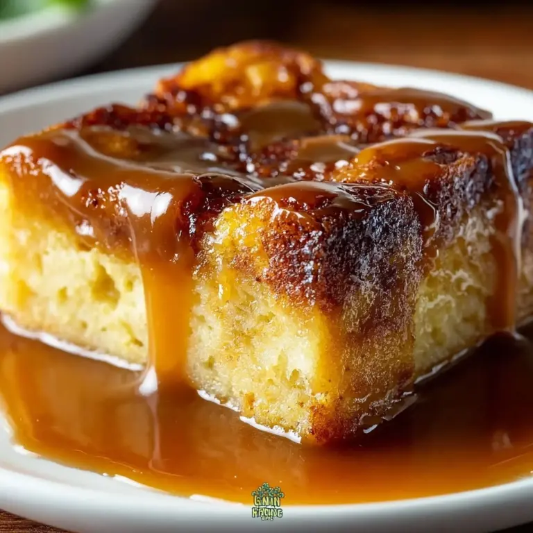 Whiskey Caramel Bread Pudding Recipe