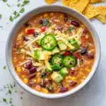Crockpot Vegetarian Tortilla Soup Recipe