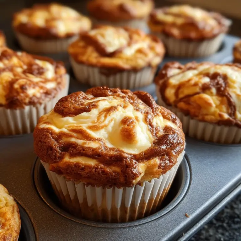 PUMPKIN CREAM CHEESE SWIRL MUFFINS Recipe
