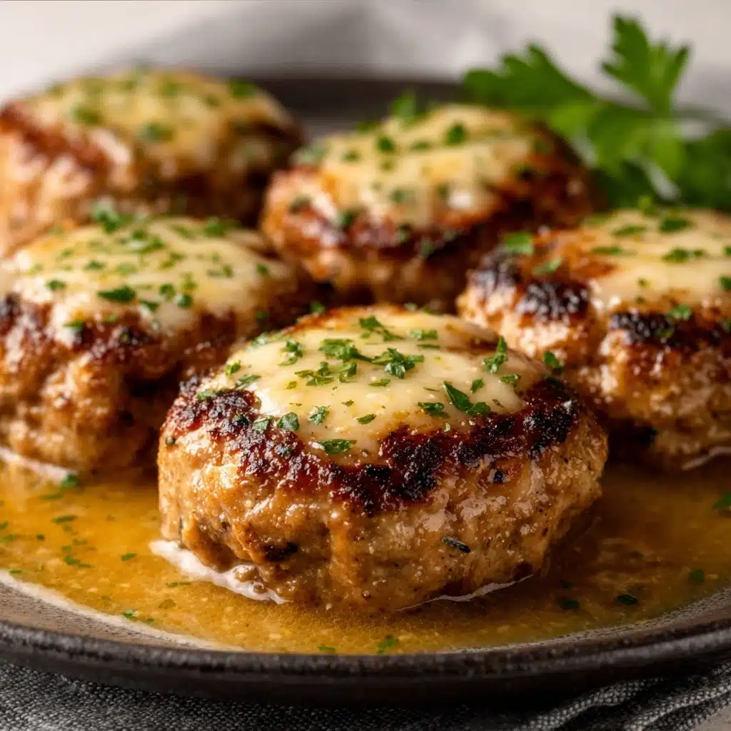 Garlic Parmesan Chicken Meatloaves Recipe - Recipe Image