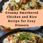 Creamy Smothered Chicken And Rice Recipe