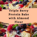 High Protein Triple Berry Bake Recipe