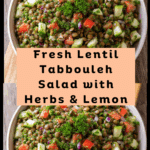 Lentil Tabbouleh Recipe