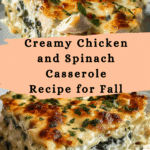 Chicken and Spinach Casserole with Cream Cheese Recipe