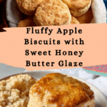 Apple Biscuits with Honey Butter Glaze Recipe