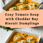 Best Tomato Soup with Cheddar Bay Dumplings Recipe