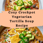Crockpot Vegetarian Tortilla Soup Recipe