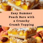 Heavenly Summer Peach Bars: A Sweet Slice of Sunshine Recipe