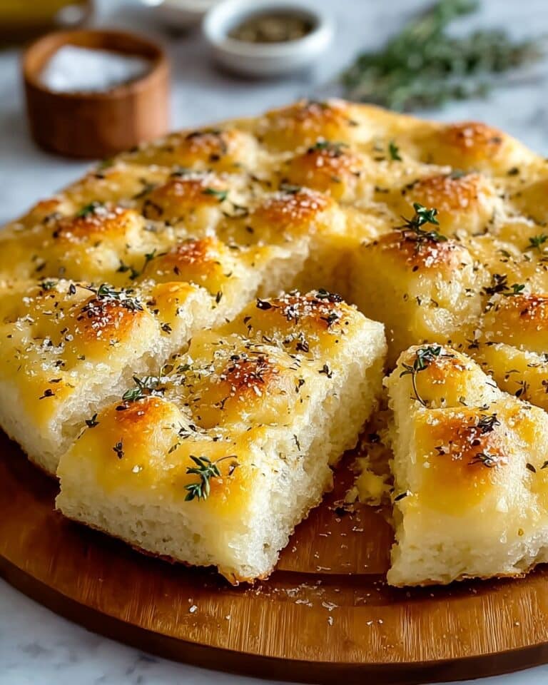 Garlic Parmesan Focaccia Bread