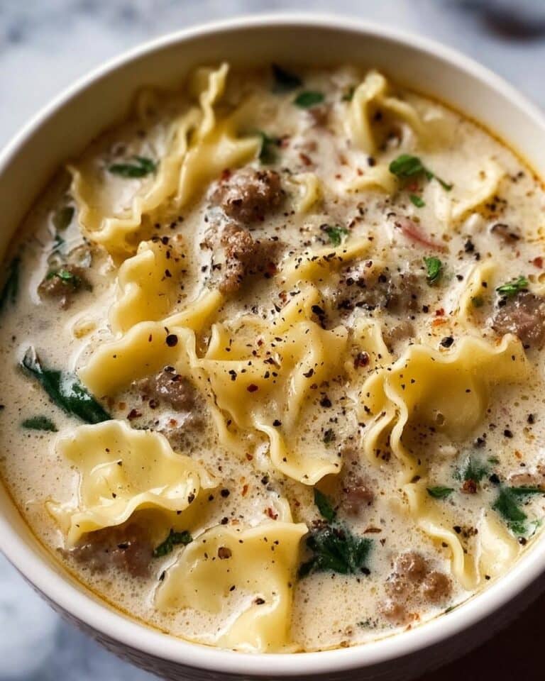 Alfredo Lasagna Soup Recipe