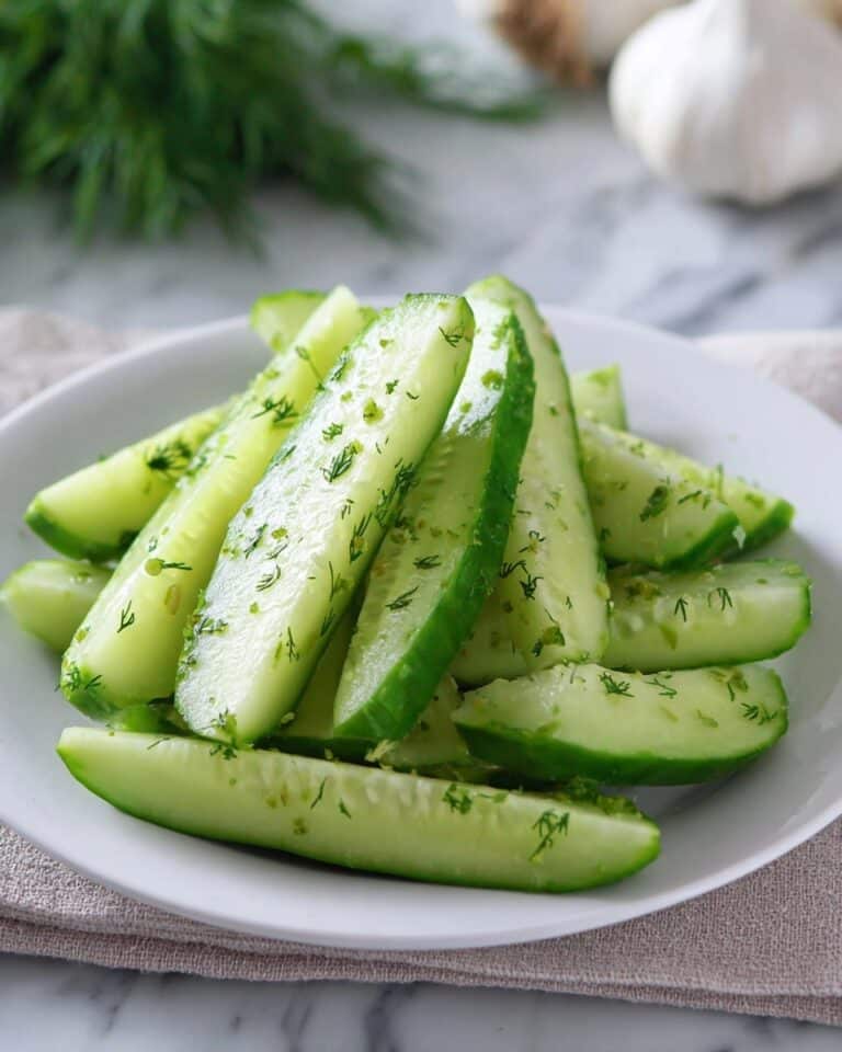 Garlic Cucumbers Recipe