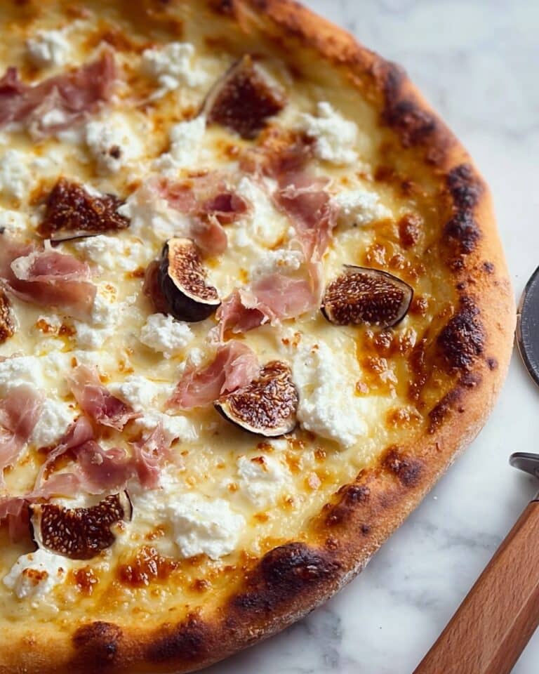 Quick Fig Jam Pizza with Prosciutto and Goat Cheese Recipe