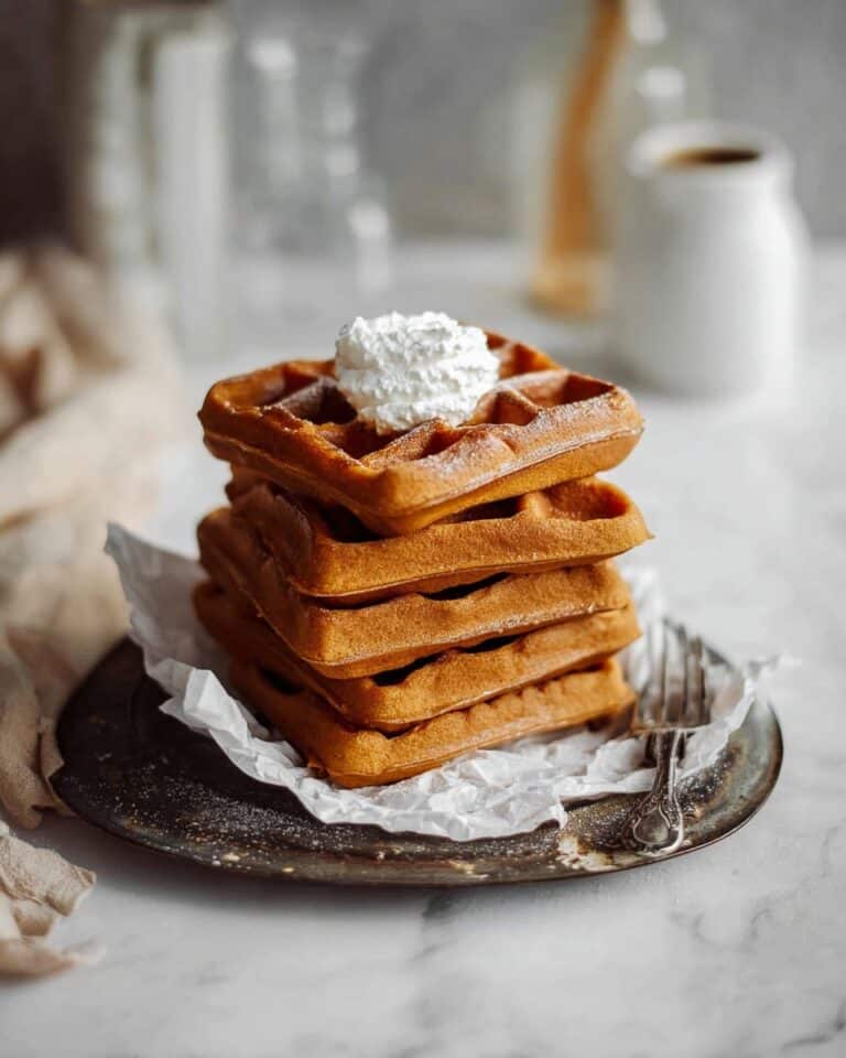 Gingerbread Waffles Recipe