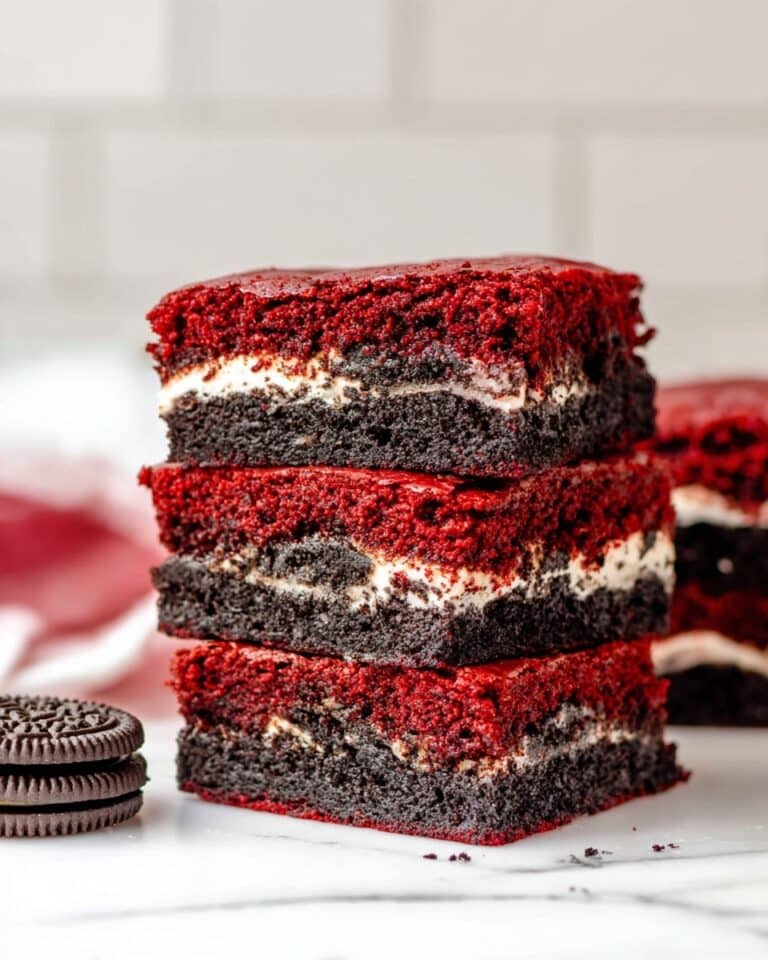Red Velvet Oreo Brownies Recipe