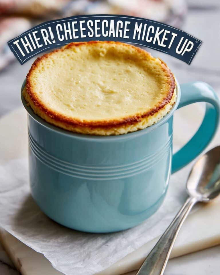 Decadent Cheesecake in a Mug Recipe
