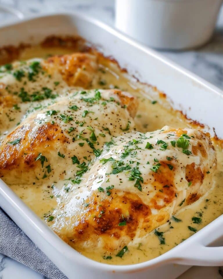 Smothered Cheesy Sour Cream Chicken Recipe