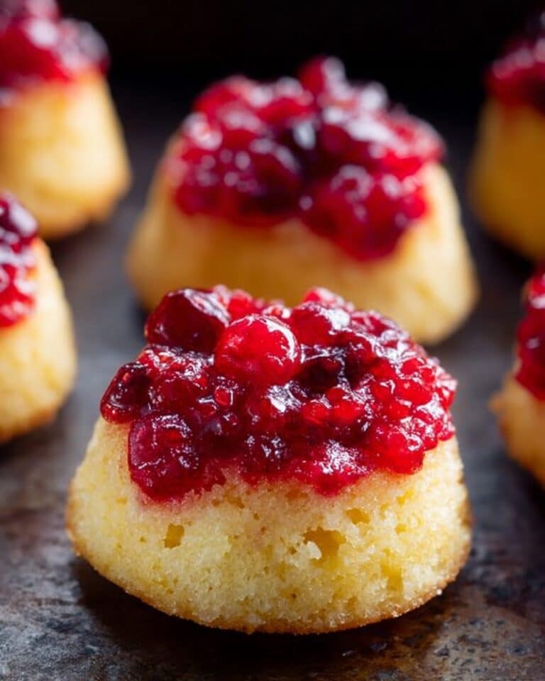 Mini Cranberry Orange Upside Down Cake Recipe