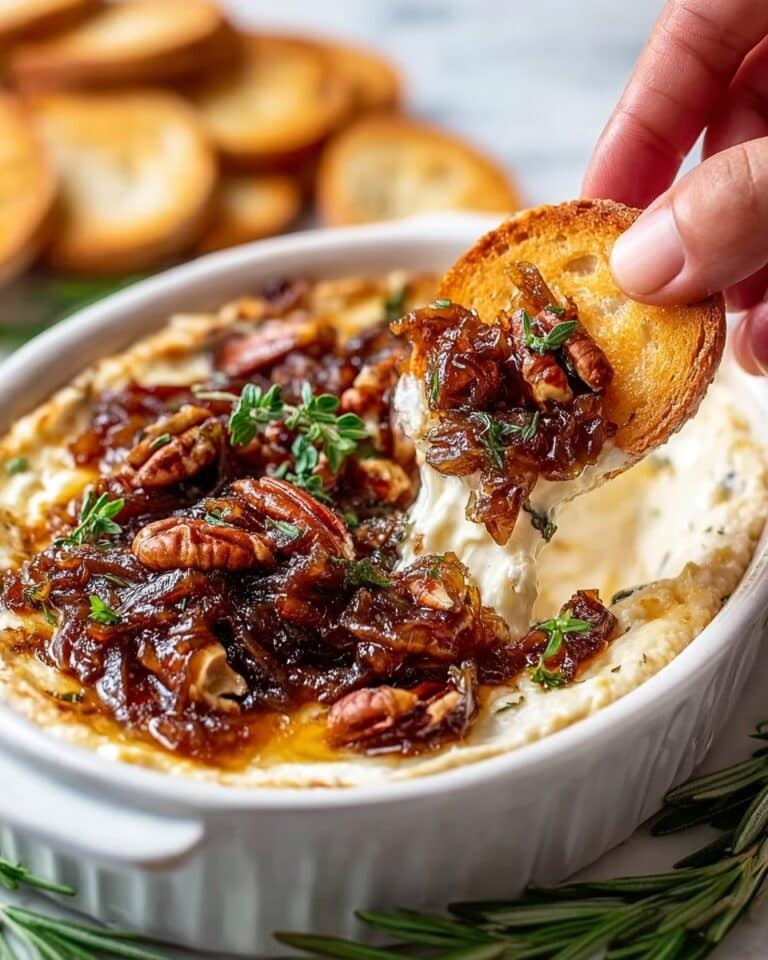 Goat Cheese Appetizer Spread with Fig Jam and Pecans Recipe