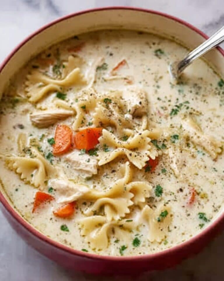 Creamy Chicken Alfredo Soup Recipe