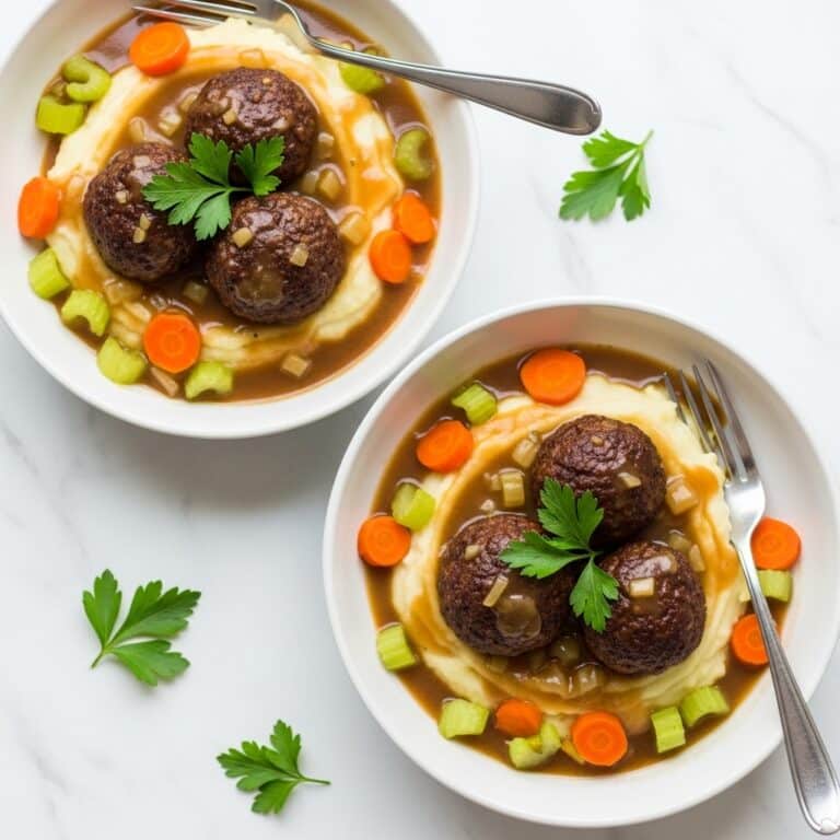 Stuffed Meatballs in Guinness Gravy Recipe
