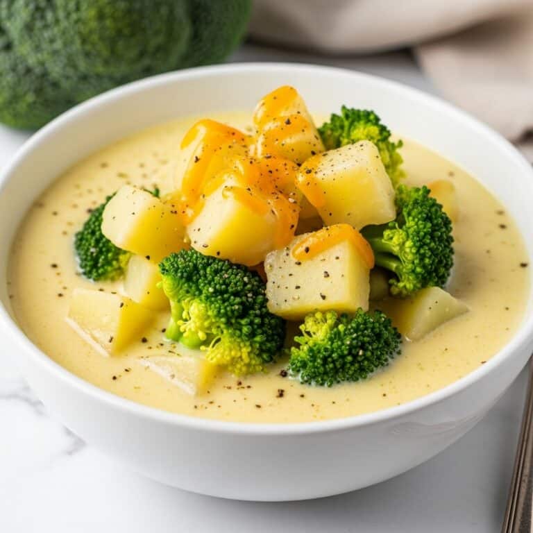 Creamy Broccoli Potato Cheese Soup for Cozy Nights Recipe