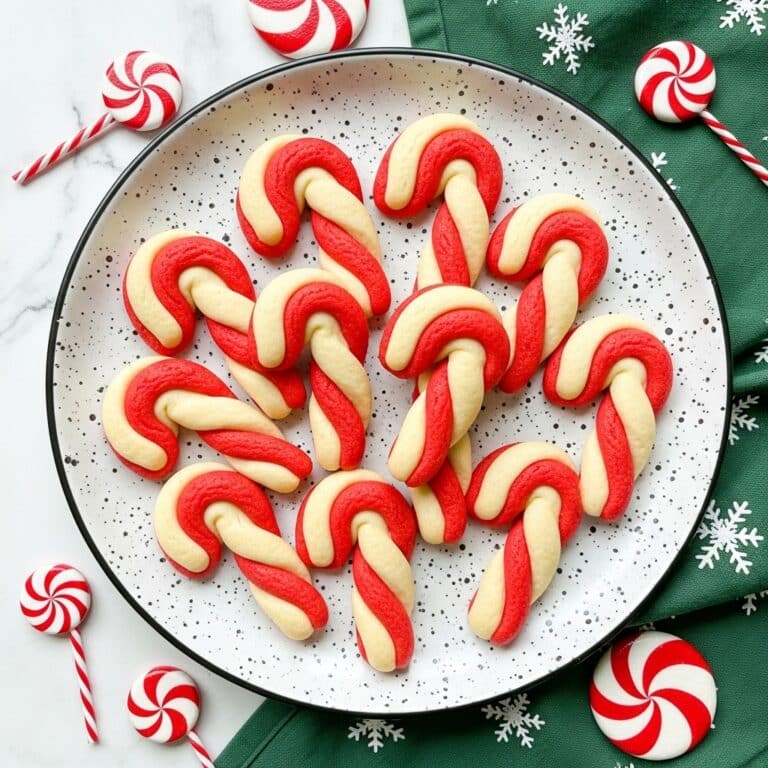 Easy Candy Cane Cookies Recipe