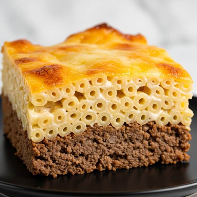 Mac and Cheese Meatloaf Casserole Recipe