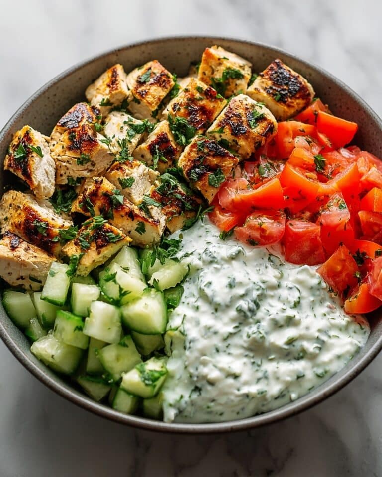 Refreshing Chicken Tzatziki Bowls Recipe