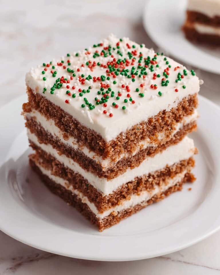 Chewy Gingerbread Bars with Cream Cheese Frosting Recipe