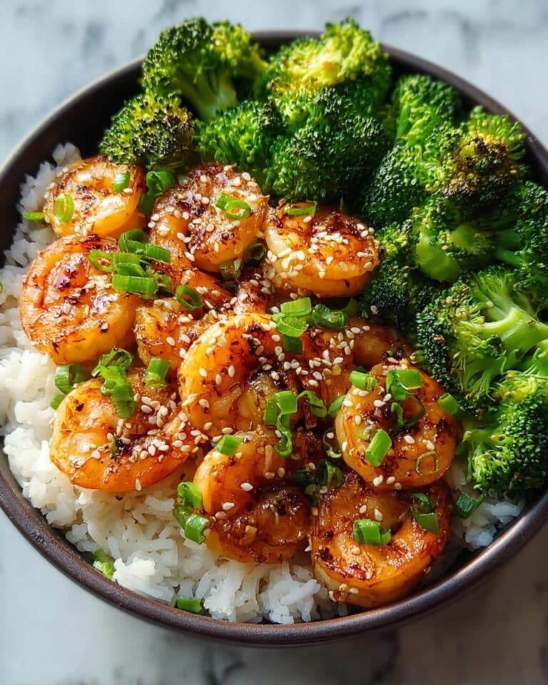 Honey Garlic Shrimp Bowls Recipe
