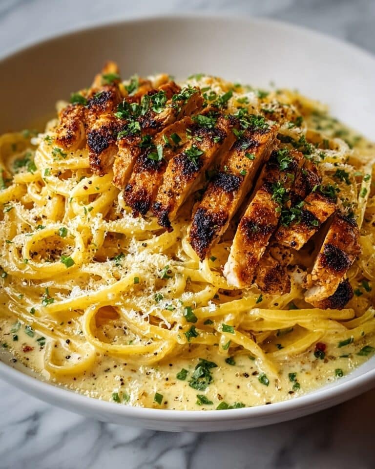 Cajun Chicken & Creamy Parmesan Linguine Recipe