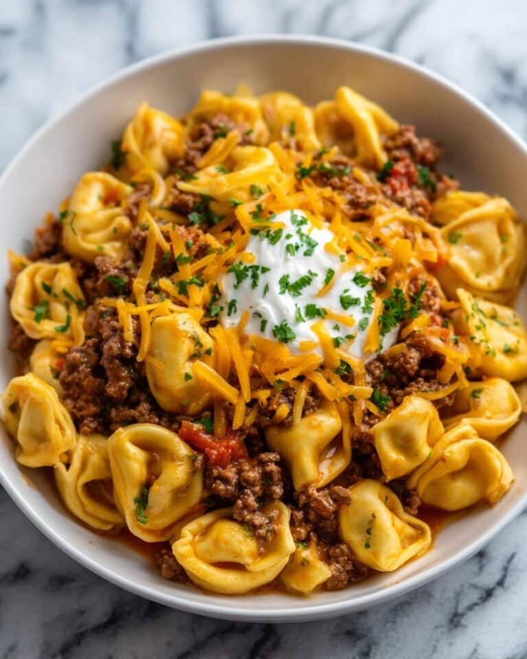 Cheesy Taco Tortellini Bowl Recipe